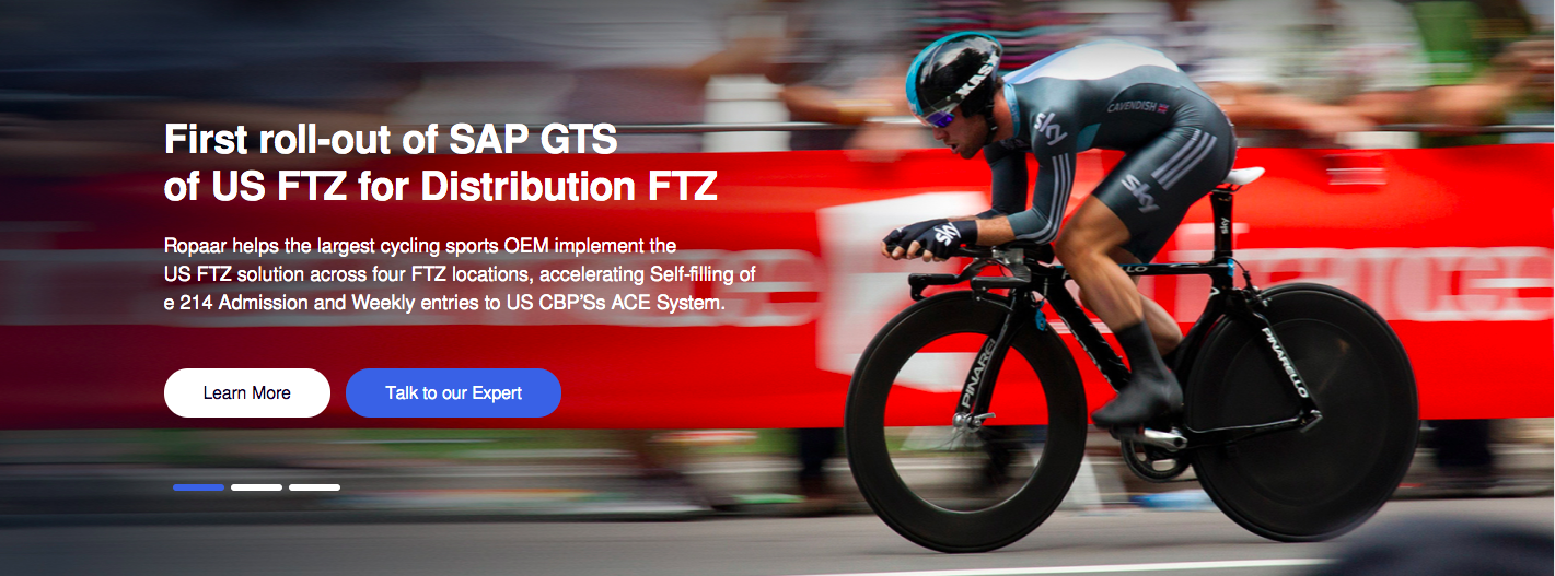 Ropaar - SAP GTS, Transportation and Logistics Implementation